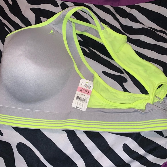 DANSKIN NOW RACERBACK PADDED SPORTS BRA WIRE-FREE - Picture 8 of 8